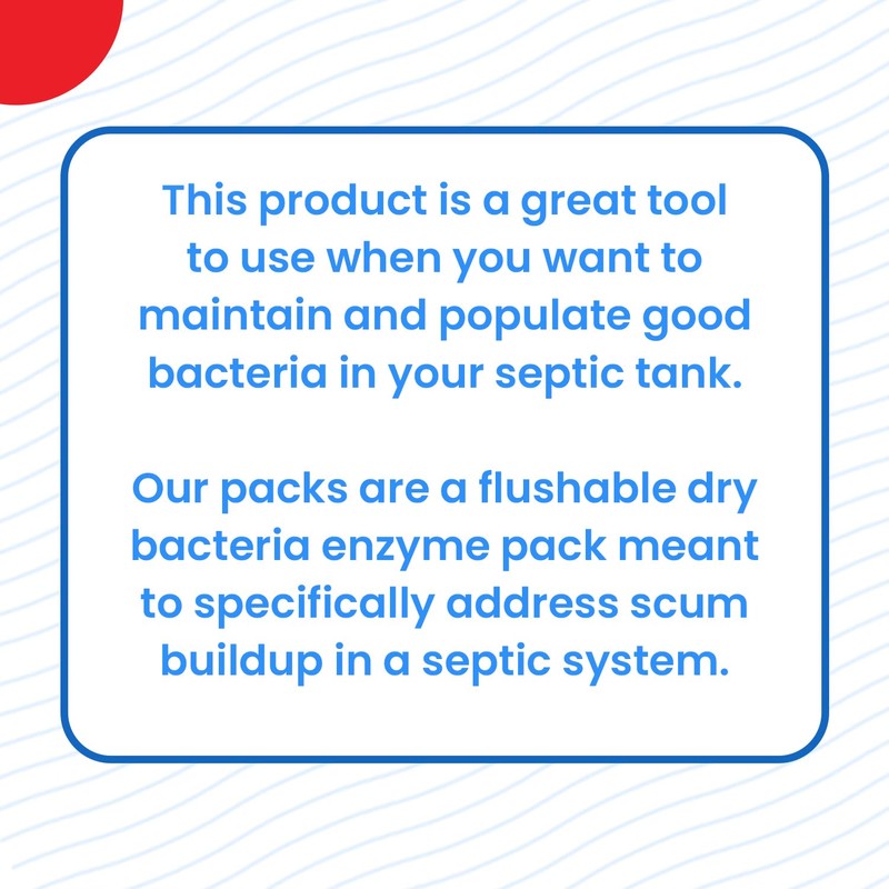 Septic Tank Treatment | Septic Enzyme Pods | 1 Year