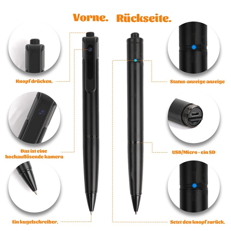 2K Security Camera 64GB HD Camera with Image Capture for