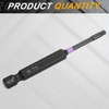sourcing map T15 Torx Head Impact Screwdriver Bits 1/4" Hex