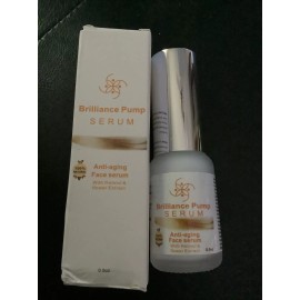Brilliance Pump Serum~ Anti-Aging Serum~Retinol & Flower Extract~.5 FL. OZ.