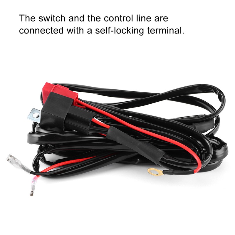 12V/40A High Power Work Light Switch Wiring Harness Waterproof for