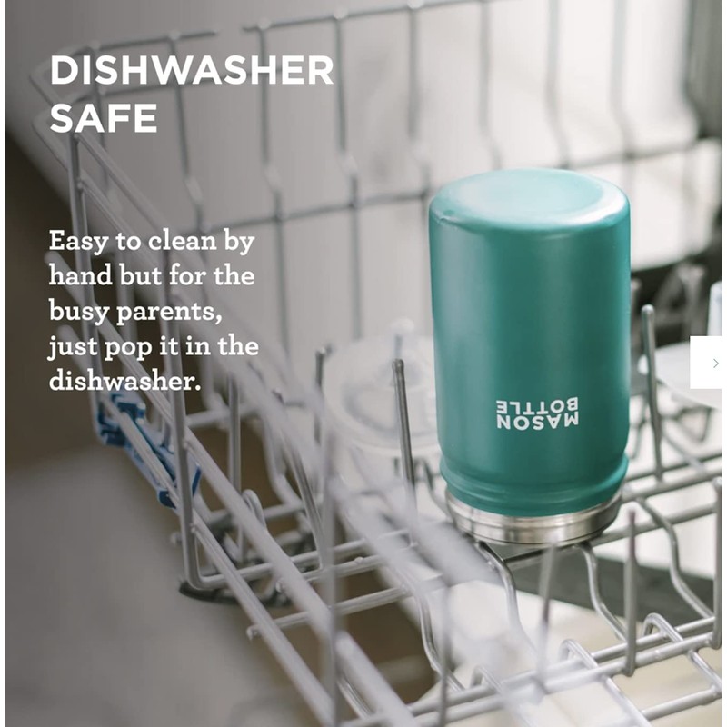 Mason Bottle Taza de pajita de acero inoxidable, peso ligero,