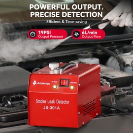 Andeman Automotive Smoke Machine Leak Detector for EVAP, Vacuum, Fuel and More Leak Testing, 12V DC Exhaust Leak Detector Built-in air Pump Evap Leak Detector - Professional Diagnostic Tool for Car