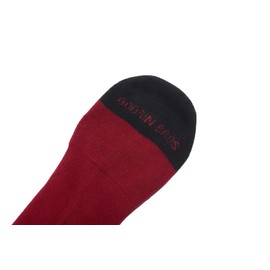 Goorin Bros. The Farm Unisex Embroidered Athletic Socks, Dark Hunt (Burgundy), Large/X-Large