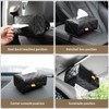 OHAOLYLE Car Tissue Holder,Multifunctional Sun Visor Tissue Box,PU Leather Universal