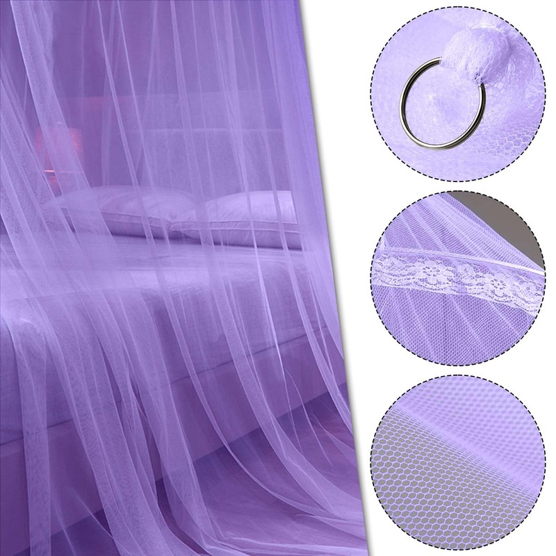 GTDOOCE Mückennetz Bett,Moskitonetz Bett 60x250x1100cm,Mosquito Netz Reise,Moskitonetz Reise,Betthimmel Mädchen für