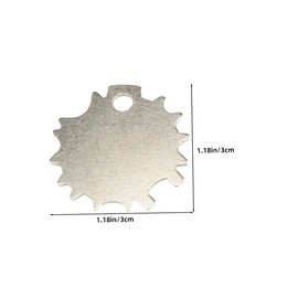 Ipetboom 50pcs Beauty Shears Adjustment Drive Tool Multi Tooth Hair Cutting Scissors Tightening Key for Effortless Operation and Easy Adjustment Salons