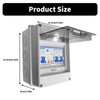 Surface-Mounted Fuse Box, Small Distribution Board Surface-Mounted with FI Switch,