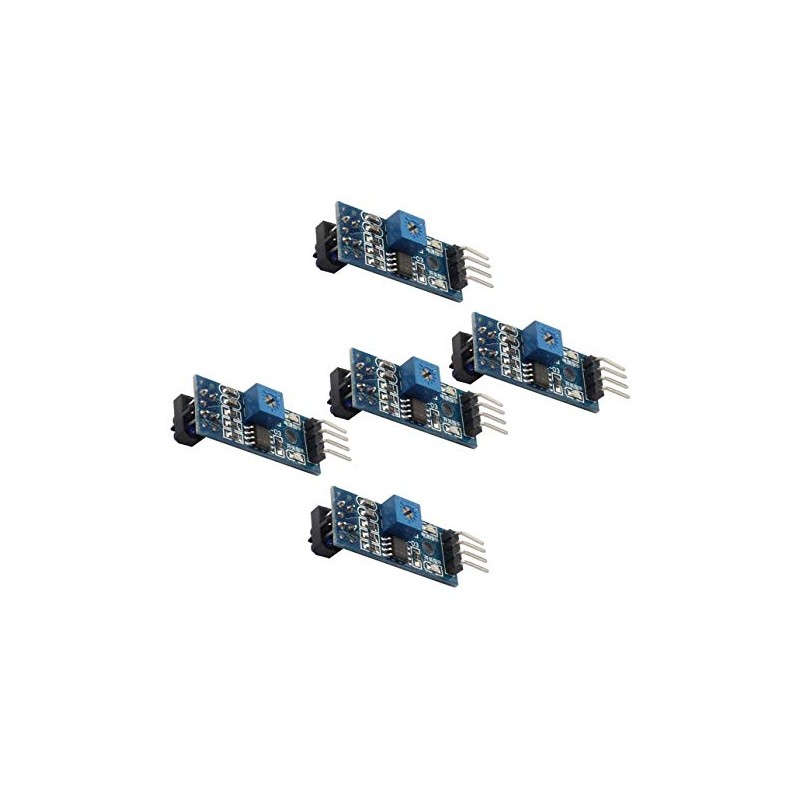 ZkeeShop 10 Pcs TCRT5000 Infrared Reflective Photoelectric Switch IR Barrier