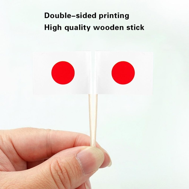 Japan Flag Japanese Flag, Small Mini Japan Toothpick Flags for