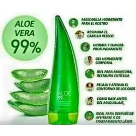Gel Sbila de Aloe Vera 99 120ml  1 Par De Mascarilla De Colageno Para Ojeras Base De Oro 24k, Hidratante Facial y Corporal, Calmante Natural,...      