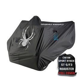 Formosa Covers Can-Am Spyder RS, Spyder F3, F3-S Sports Waterproof Full Cover - Expandable Pouch for Larger Windshield