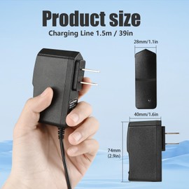 DC 15V 1A Charger for Car Jump Starter Power Supply for Peak 450A 500A 600A 800A 1000A Battery Booster Jump Starter,Compatible Tacklife,Beatit,Gooloo & More Portable Car Jump Starter