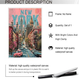 Venice Vintage Travel Poster Venice City Scenery City Photography Suitable For Room Bedroom Living Room Bathroom Office And Other Decoration 12x16in Unframed