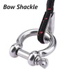 Bow Shackle Reedny 304 Stainless Steel 5/32", 1/4", 5/16",3/8", 1/2",