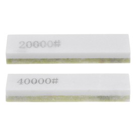 HARFINGTON 2pcs Knife Sharpening Stone Set 10000/20000/40000 Grit Rectangle Knife Sharpening Stone Sharpener Whetstone for Knives Scissors Kitchen Sharpen Tools