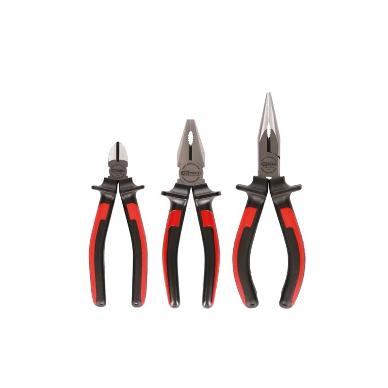 KS Tools 115.1010 ERGOTORQUE pliers set, 3 pcs, 160-200mm