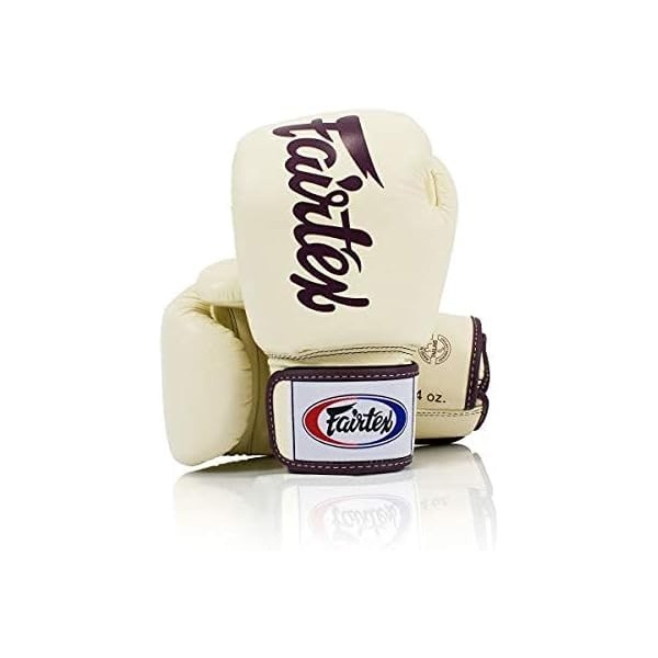 Fairtex BGV19 Deluxe Tight-Fit Gloves (Khaki, 16 oz)