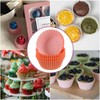 sourcing map 100 Count Cupcake Liners Orange Cupcake Cups Standard
