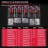 SEDY Helicoil Thread Repair Tool Kit: 320-Piece Metric SAE Heli