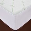 Small Double Waterproof Anti Allergy Bamboo Mattress Protector 122x190x35-40 cm