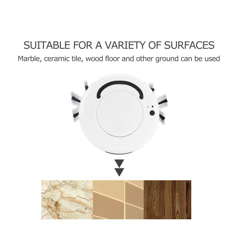 Intelligent Sweeping Robot 3-in-1 USB Robotic Vacuum Cleaner Home Cleaning