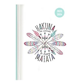 College Timer Hakuna Matata 2023/2024 - Student Calendar A5 (15 x 21 cm) - Weekly - 224 Pages - Diary - Alpha Edition (College Timer A5 Weekly)