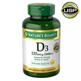 Nature’s Bounty Nature's Bounty Vitamin D3 125 mcg, 400 Softgels