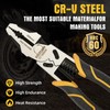 Fancytool Linesman Pliers Wire Stripper Crimper Cutter Combination Tool, 9"