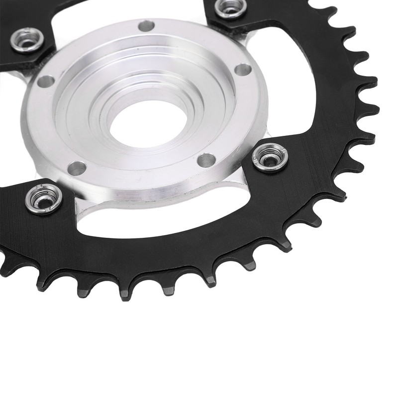 38T 104 BCD Electric Bike Chainring and Adapter Aluminum Alloy