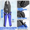 Crimping Tool Set 6PCS - Ratchet Wire Crimping Tool for