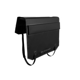 KUAT HUK 25" Straight Durable Soft-Touch TPU Padded Pickup Truck Tailgate Bike Hauling Transportation Easy-Access Protective Pad w/Nylon Straps, Metal G-Hook Buckles & Roll-Up Window, Black