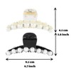2 PCS Pearl Hair Clip Large Hair Claw Clip Hair