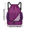 YONEEKSS Drawstring Bags, Waterproof Sports Backpack, Swimming Bag For Kids