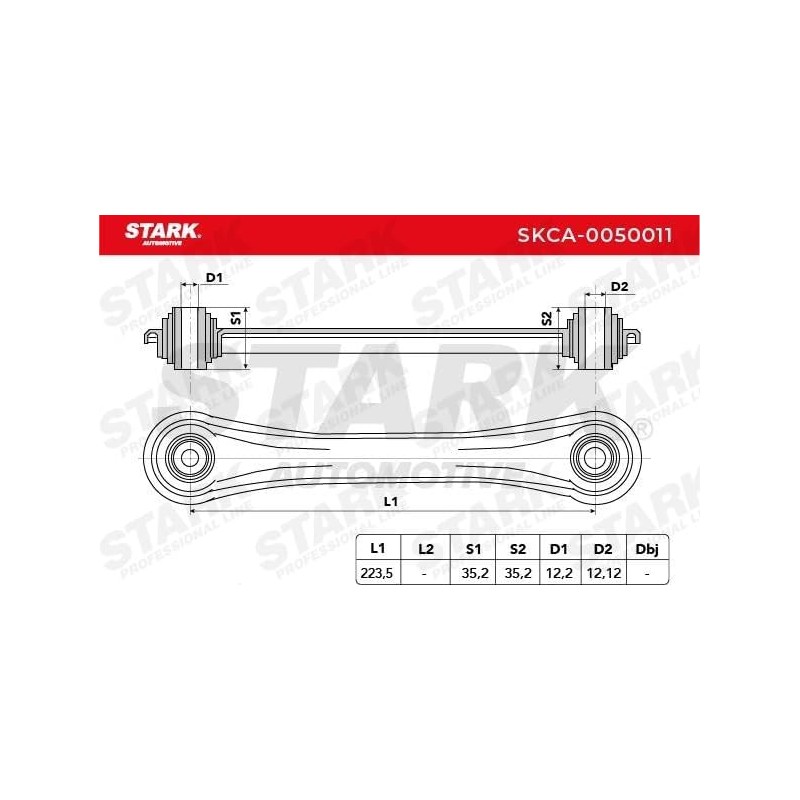 STARK SKCA-0050011 Suspension Control Arm Triangular Control Arm Both Sides
