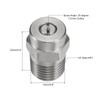 uxcell 4Pcs Pressure Washer Tip 1/4" Male NPT Threaded Spray