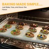 HOMESHOPA Disposable Cookie Sheets for Baking, Rectangular Disposable Aluminum Foil