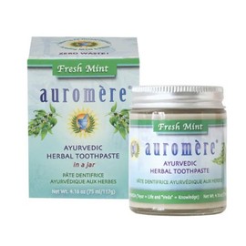 Auromere Ayurvedic Fresh Mint Toothpaste in a Jar 117g