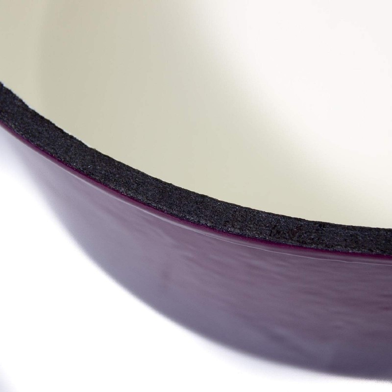 6 Qt. Enamel Cast Iron Dutch Oven - Purple &