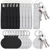 Felt Key Fob 20 Key Rings Writeable for Crafts Plotter