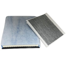 Engine & Cabin Air Filter Fit for 2020-2024 Ford F-250 F-350 F-450 F-550 6.2L 6.8L 7.3L Replace LC3Z9601A FL3Z19N619A