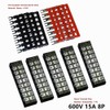 Unbranded 5 sets 600V 15A Dual Row 8 Position Screws