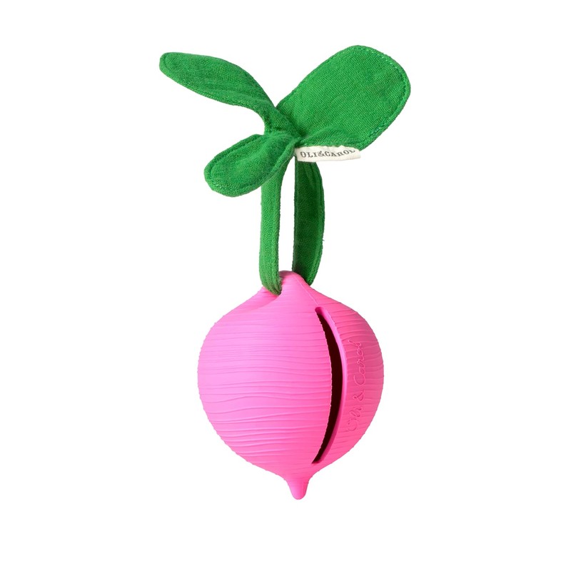 Oli & Carol Ramona the Radish Dummy Holder, Handmade Pink