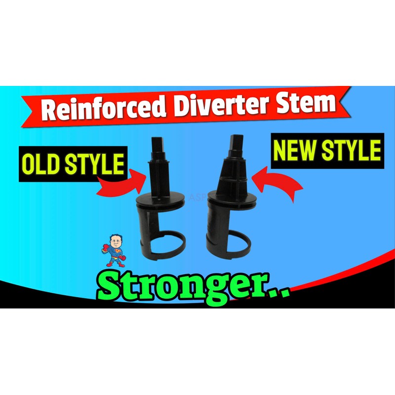 Diverter Valve Spa Gray Hot Tub Stem O-Rings Cap Handle