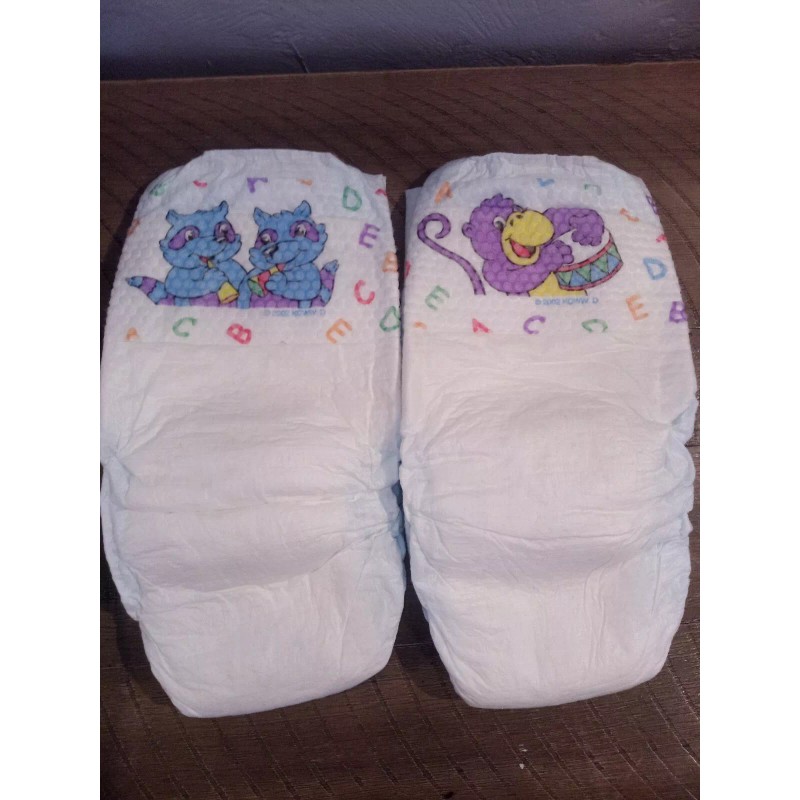 EXTREMELY RARE Vintage diaper 2002 Huggies Ultratrim 7 Ct Sz