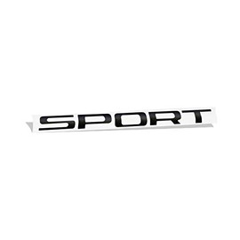 Reflective Concepts - Sport Emblem Overlay Decal Sticker - Fits: 2014-2019 Jeep Cherokee Sport - (Color: Flat Black)