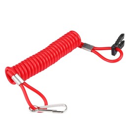 KIMISS Outboard Motor Ignition Emergency Stop Switch Safety Leash Lanyard for Honda