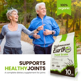 DiatomaceousEarth 10 LBS Food Grade Diatomaceous Earth - 100% Organic All Natural Diamateous Powder - Diametaceous for Humans is Safe Around Children