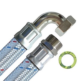 Reinforced Hose 1 Inch External Thread x 1 Inch Union Bend (DN25)