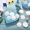 GlikCeil 50 Pcs Sea Shell for Crafting Natural Large Scallop